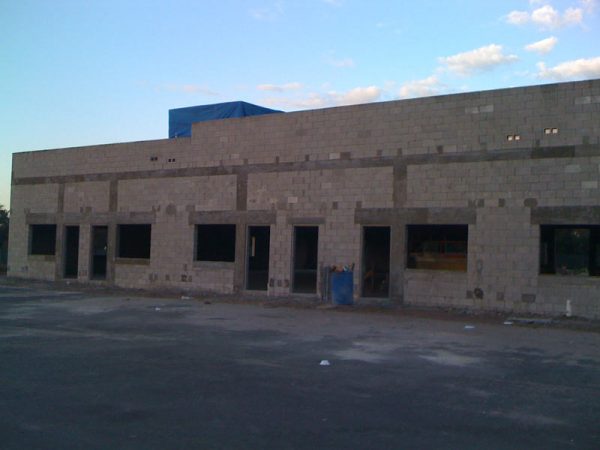 commercial building shell construction