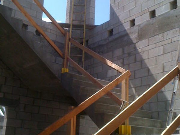 custom home in north palm beach shell construction